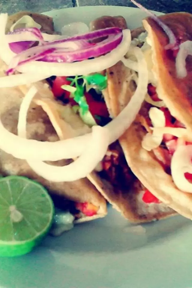 Tacos de Marlin Ahumado con Queso