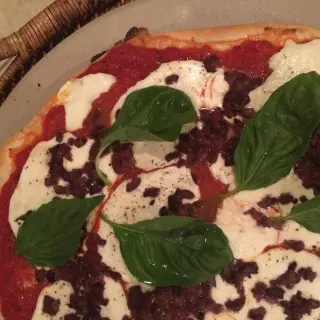 Tuna and Mozzarella Cheese Pizza