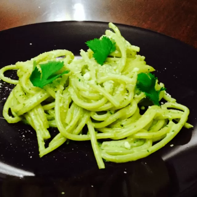 Spaguetti al Cilantro