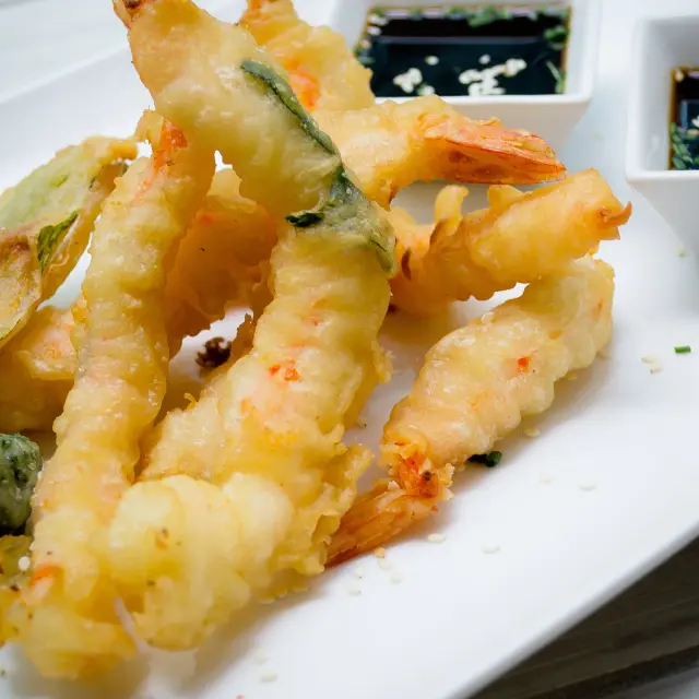 Tempura de Camarões