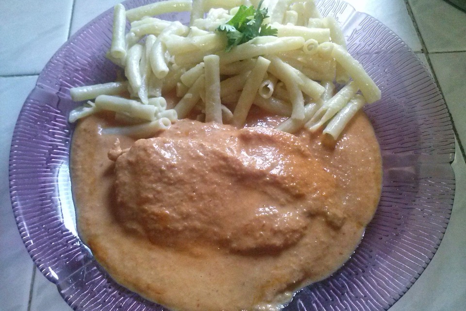 Filetes de Pollo en Crema de Chipotle