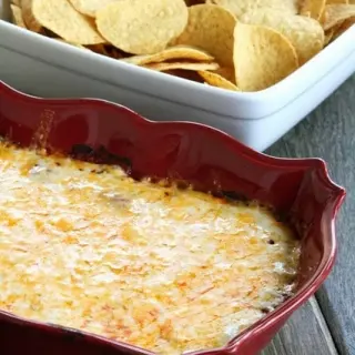 Melted Cheese with Tortilla Chips