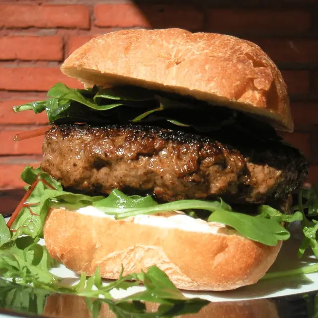 Black Raspberry and Ginger Burger