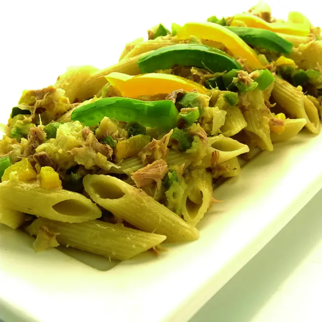 Penne with Peppers and Tuna