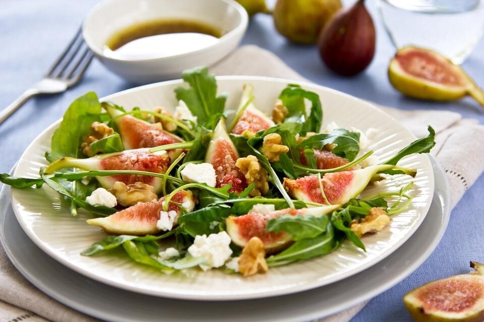 Ensalada de Higos y Queso de Cabra