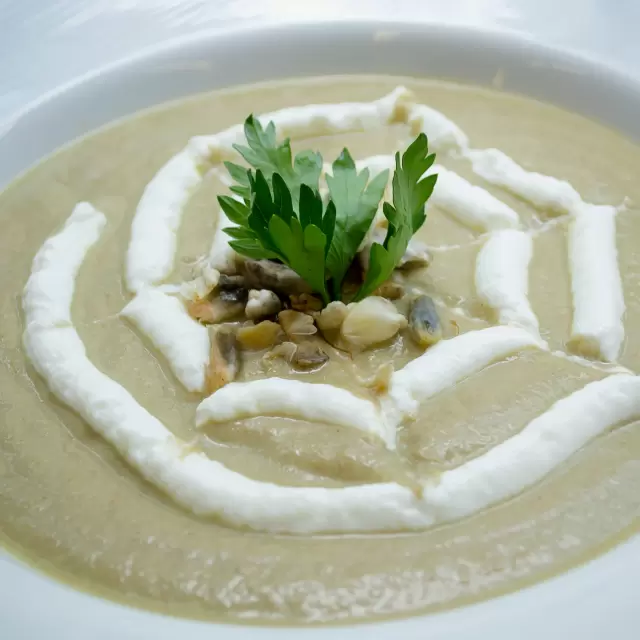 Crema de Huitlacoche con Yoghurt FAGE Total 0%