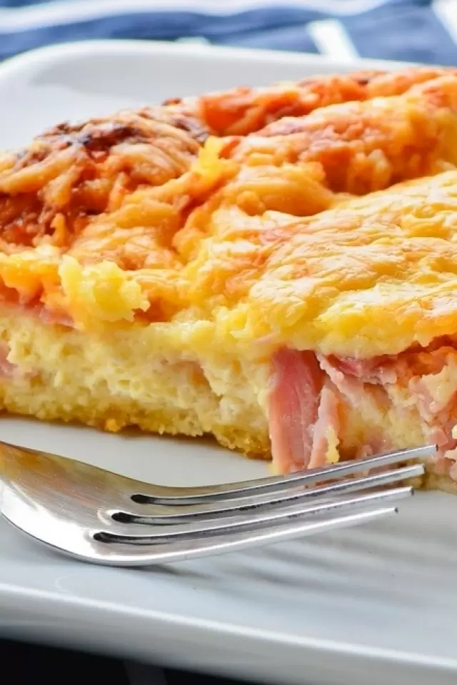 Quiche de Jamón y Queso