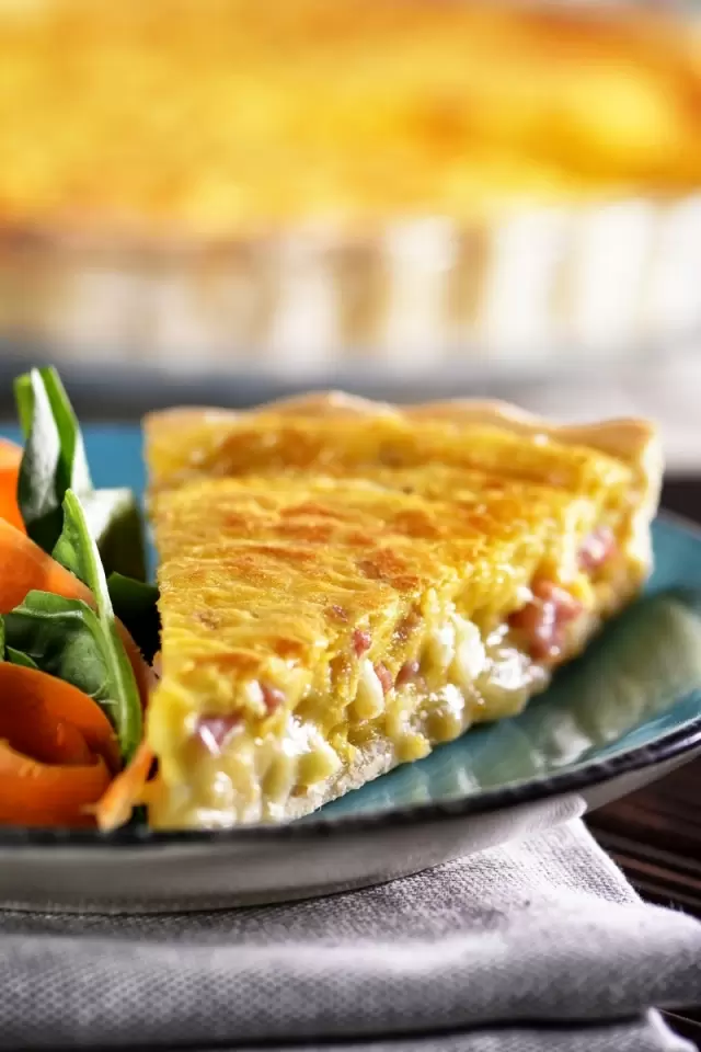 Quiche de Jamón y Queso