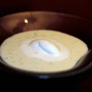 Arroz Doce com Sorvete de Coco
