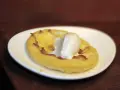 Torta de Maçã com Sorvete de Baunilha
