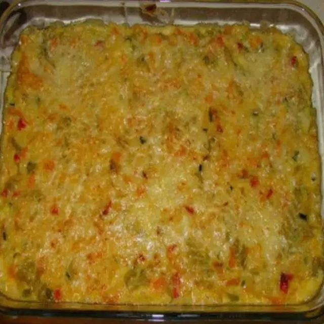 Torta de Massa e Legumes