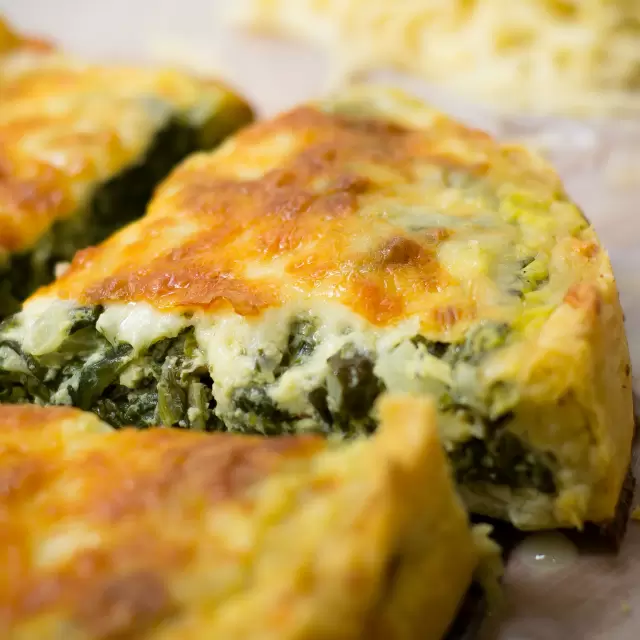 Quiche de Espinacas y Yoghurt