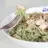 Green Pasta with Cottage Cheese