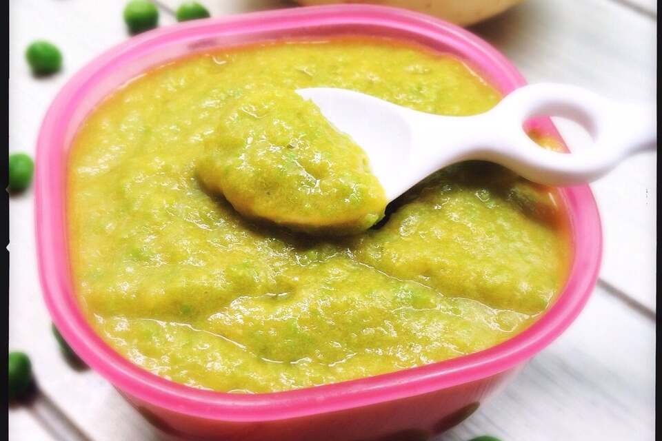 purée petit pois carotte pomme de terre