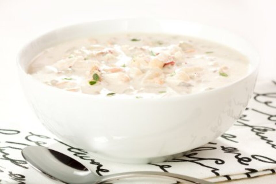 Clam Chowder light