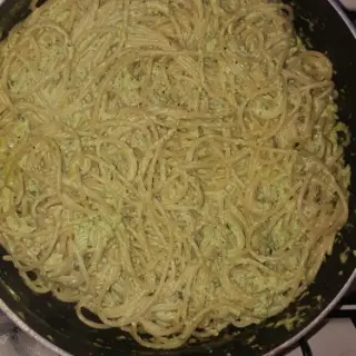 Pasta with Poblano Pepper Cream