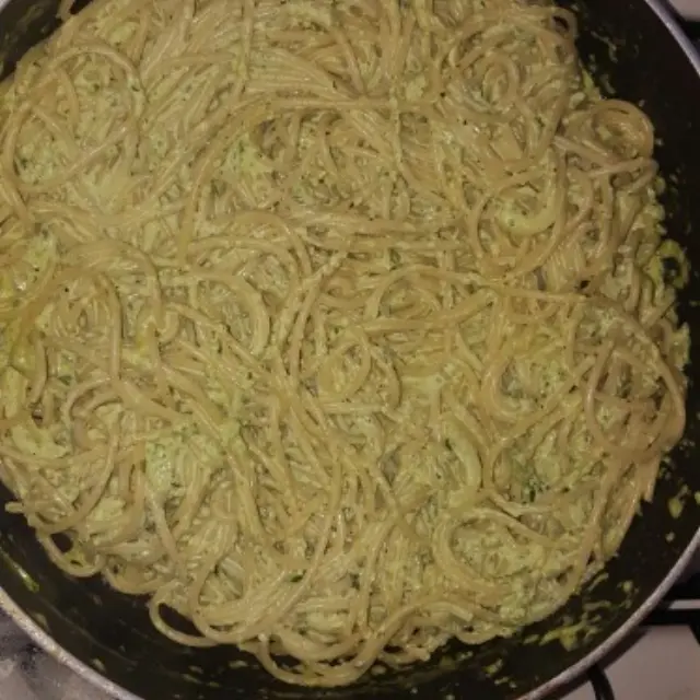 Pasta with Poblano Pepper Cream