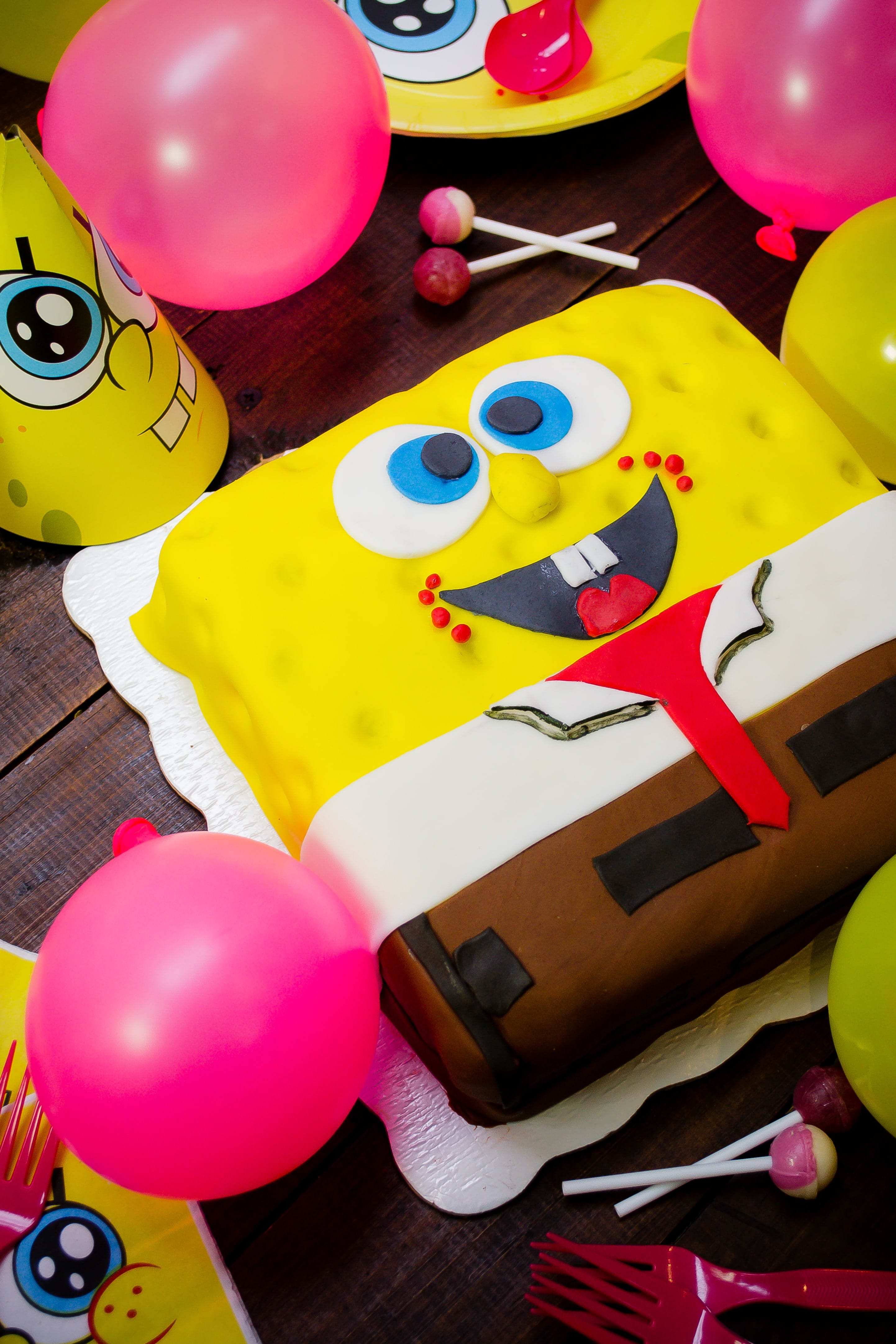 Pastel De Cumpleaños De Bob Esponja