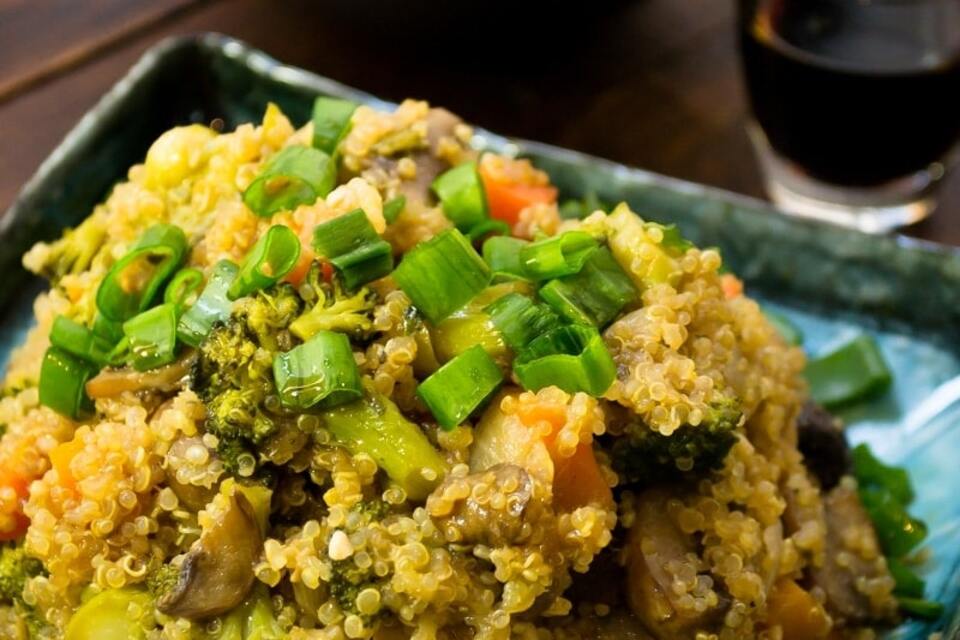 Arroz Frito de Quinoa