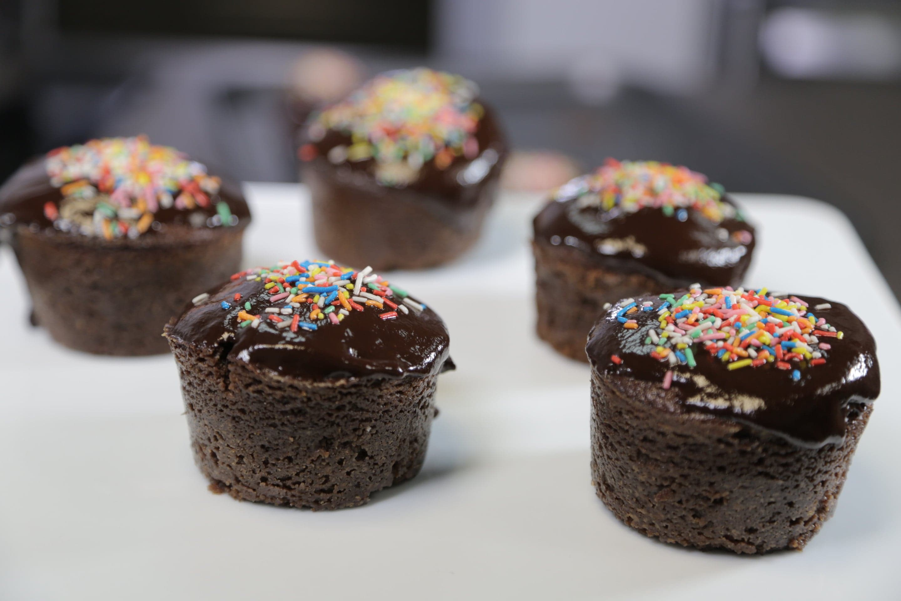 Cupcakes de Chocolate con Ganache de Chocolate