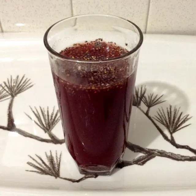 Smoothie de Morango e Chia