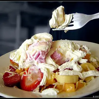 Fruit Salad with Cheese