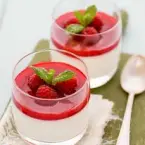 Pannacotta de Framboesa
