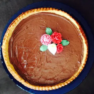 Torta de Queijo com Nutella