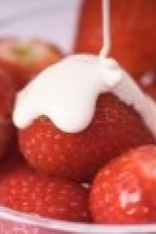 Fresas con Crema