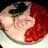 Strawberry Mousse Pie with Coconut Surprise
