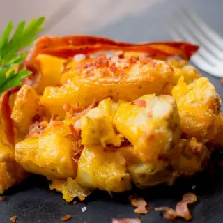 Bacon Cheddar Stuffed Potato