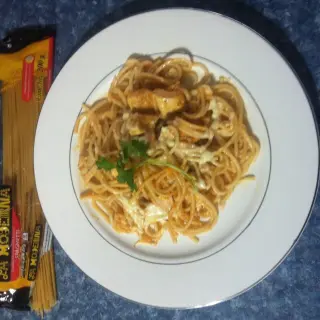Spaghetti Ñomi Frango