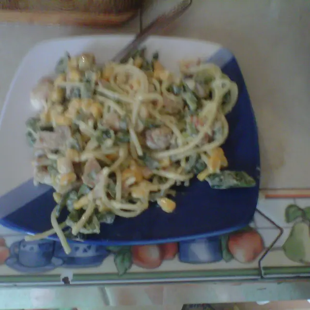 Spaghetti a la Poblano