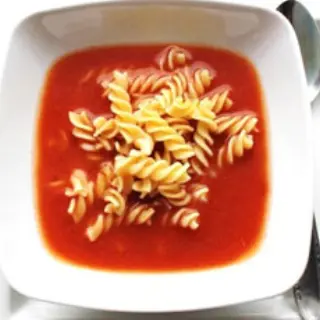 Home-style Pasta and Tomato Soup