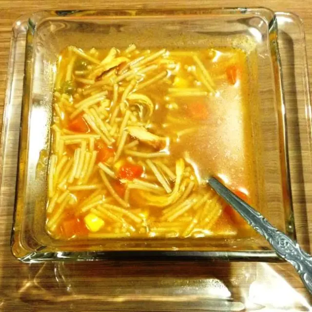 Noodle Soup with Chicken and Vegetables