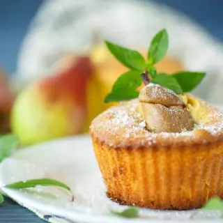 Pear and Ginger Muffins