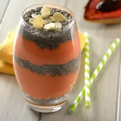 Smoothie de Mamey con Chía