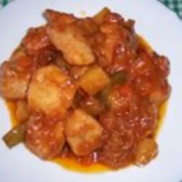 Frango estilo Chinês em Molho Agridoce
