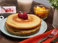 Hotcakes com Molho de Morango Sem Lactose