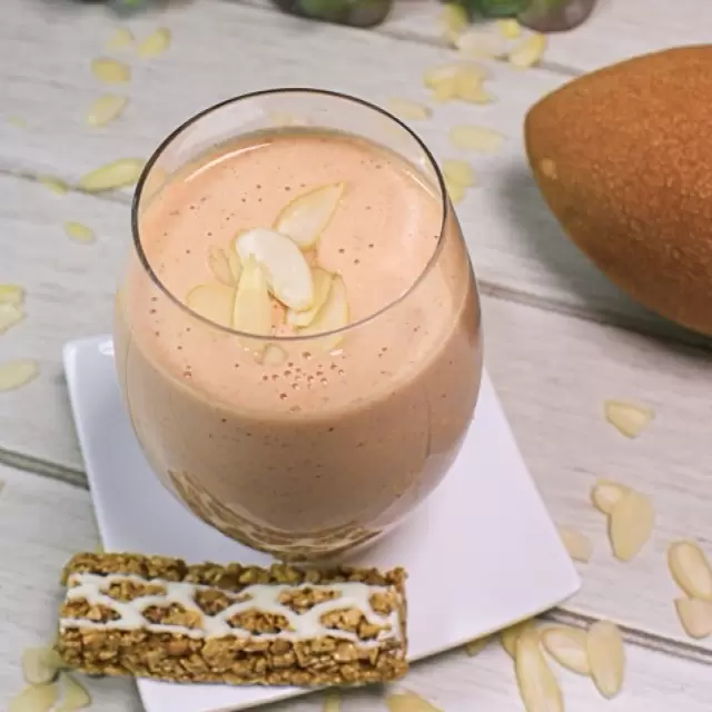 Licuado de Mamey y Linaza