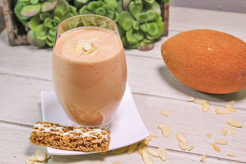 Licuado de Mamey y Linaza