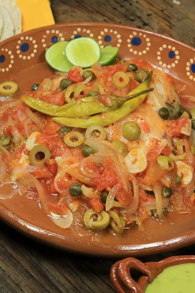 Pescado Blanco a la Veracruzana