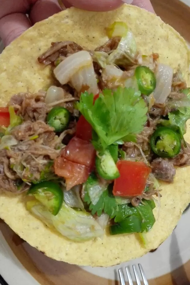 Tostadas de Salpicón de Res