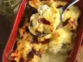 Baked Cauliflower with Asadero Cheese Crust