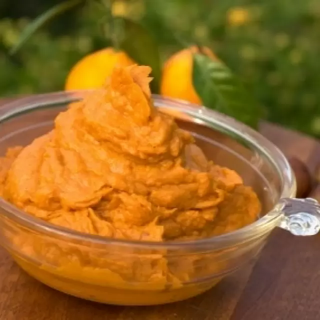 Puré de Camote para el Pavo de Navidad