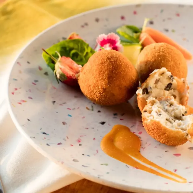 Egg White and Mushroom Croquettes