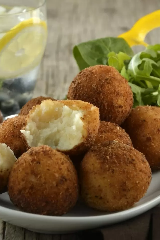 Bolitas de Papa empanizadas