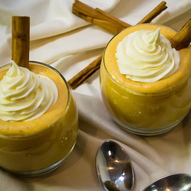 Mousse de Calabaza con Galletas