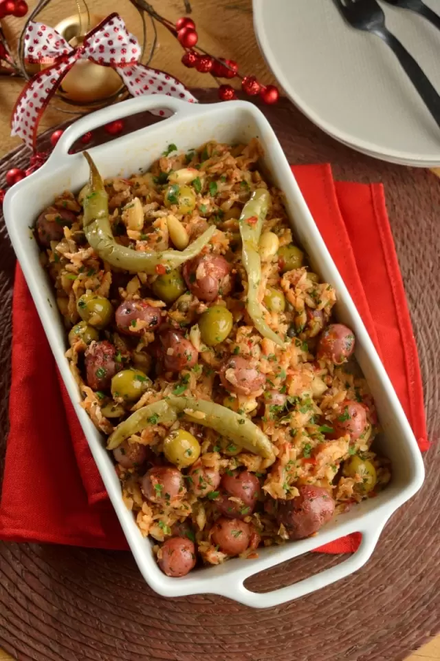 Bacalao a la Vizcaína estilo Mexicano