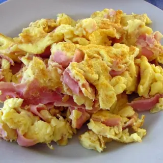 Eggs with Ham
